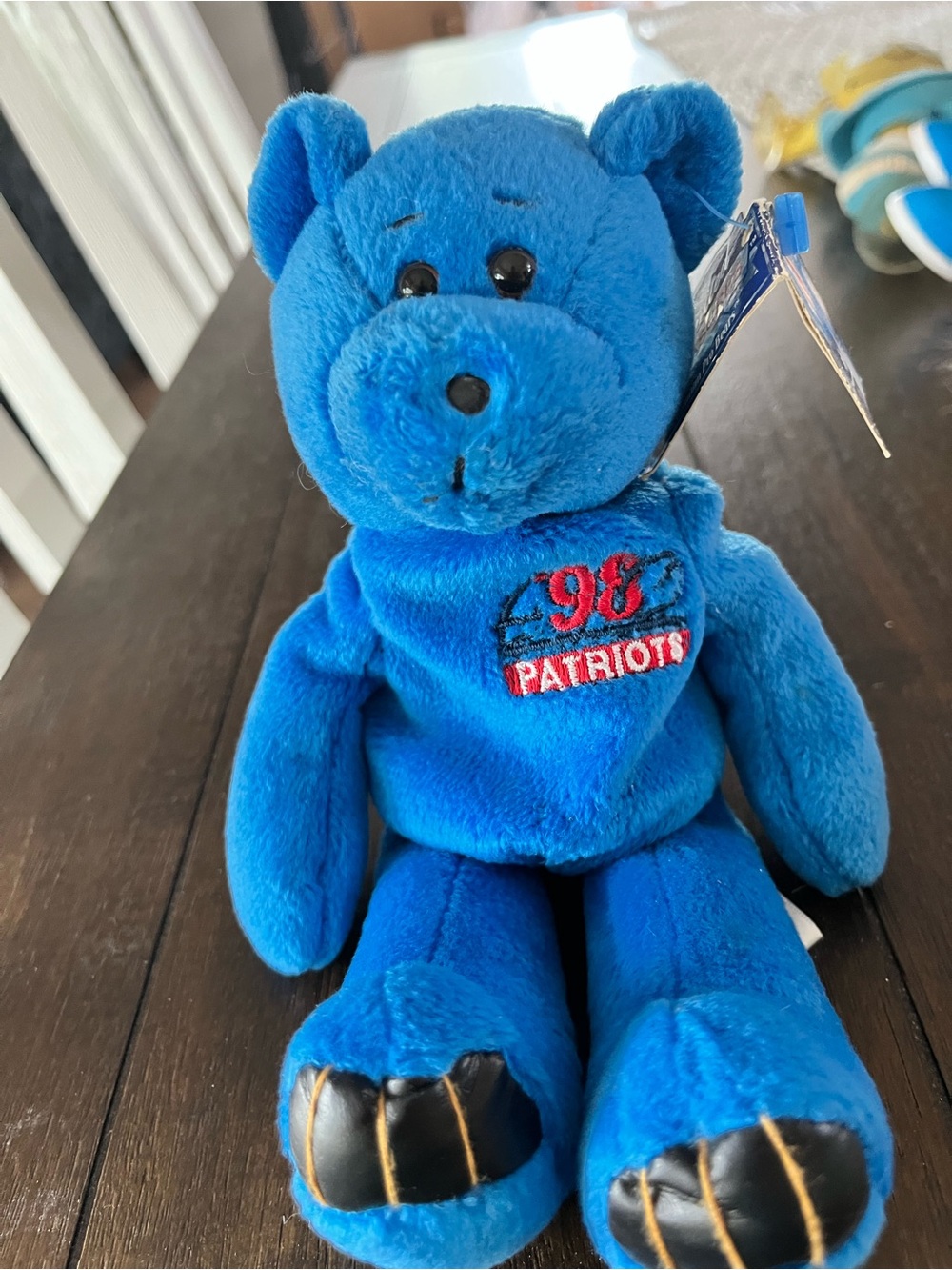 1998 Patriots Drew Bledsoe #11 Limited Treasures Plush Bear